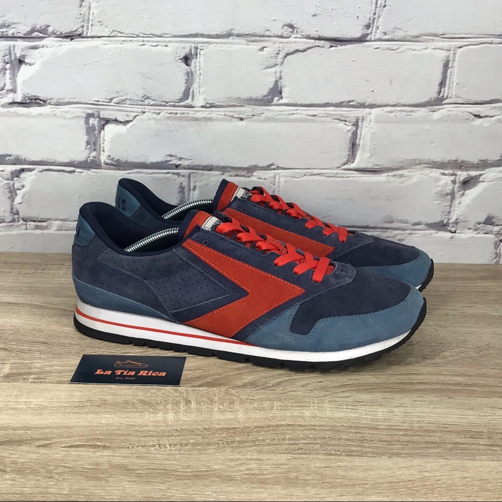 Brooks Chariot Heritage Retro Blue Red Sneakers